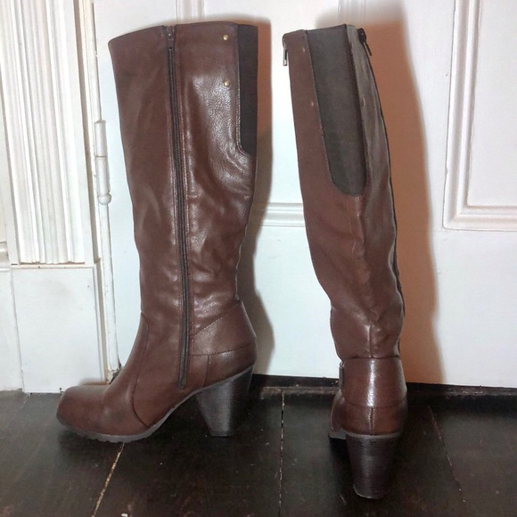 Crown Vintage tall Nancy boot Brown Size 10 - Picture 3 of 5